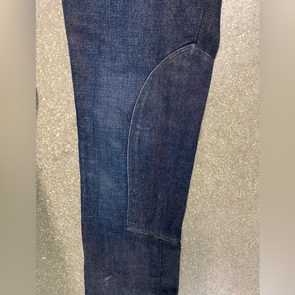 J BRAND SUZUKI MOTO Dark Blue Wash with Patches Skinny Jeans Size 25 - Picture 3 of 6